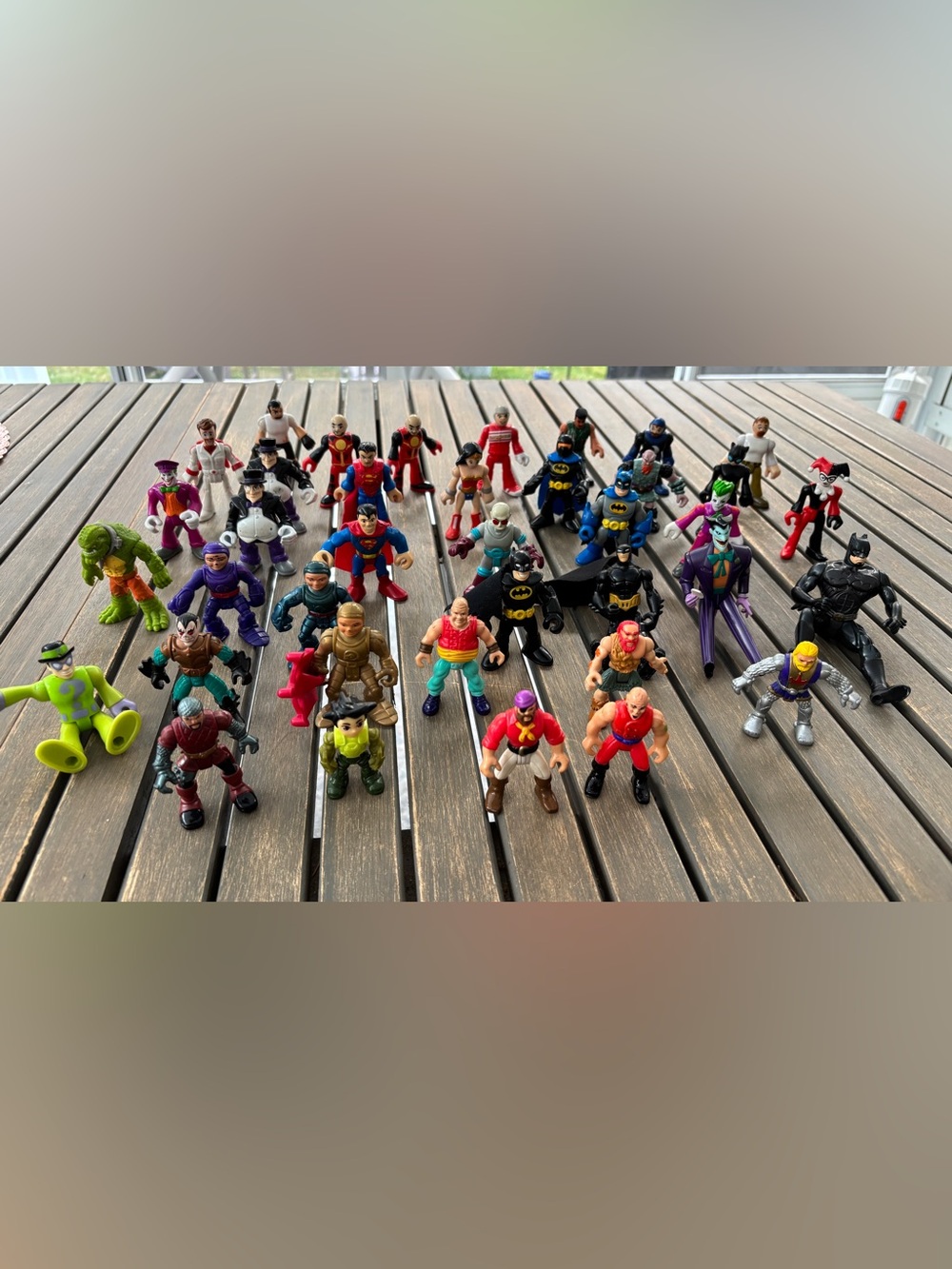 Lot of 38 Various Action Figures (Batman, Superman, Etc)